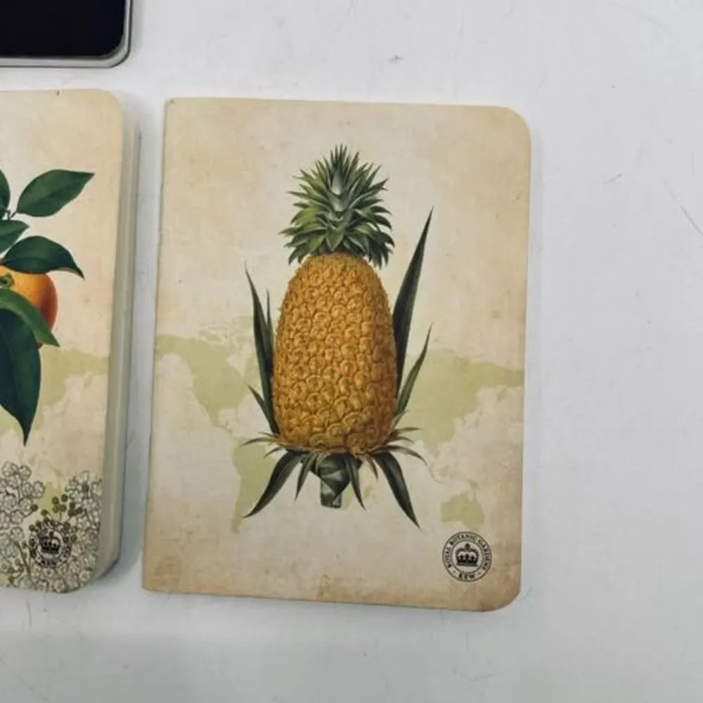 Blank Notebook Lot of 5 - Baron Fig, Royal Botanic Gardens Kew, Marmoset - New